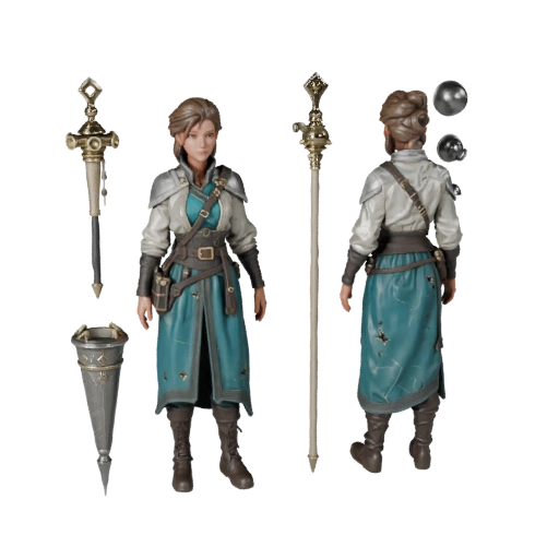 Modèle de personnage marchand PNJ de fantasy - Gréé