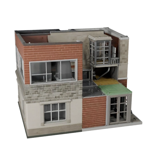 Kit de Aldea Modular Modelo 3D para Unity - Activo de Juego