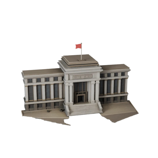 Modelo 3D de Salón de Pueblo para Unity - Activo de Juego para Arquitectura