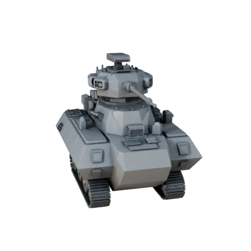 Modèle 3D de destroyer navire de guerre low poly pour Unity et Unreal