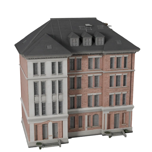 Maison coloniale 3D pour Unreal - Asset temps réel
