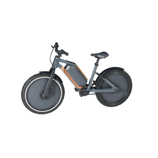 Low Poly Electric Bike 3D Model for Unity & Unreal