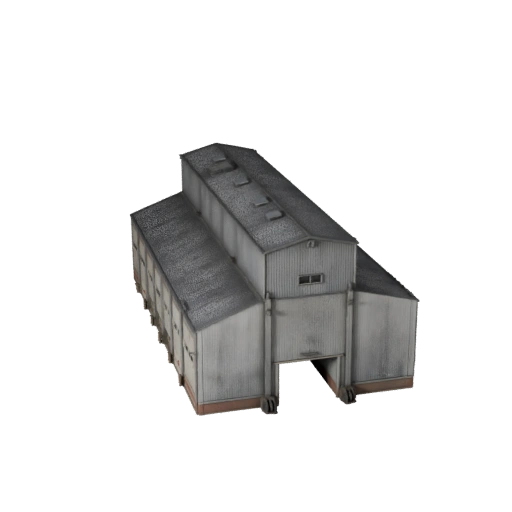 Steel Mill 3D Model for Blender - Render Asset for Architecture