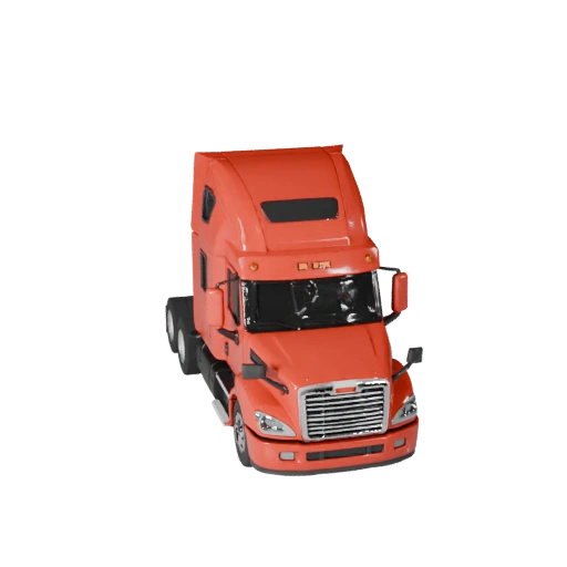 Printable Semi Truck STL Model - Collectible Display (Legacy)