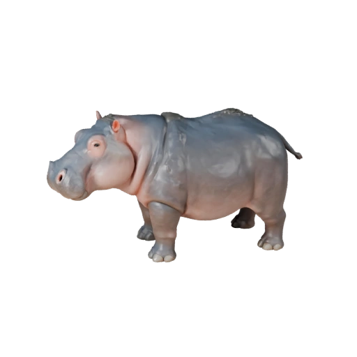 Modelo 3D de Hipopótamo para Unity - Asset Listo para Juego, FBX | Libre de Derechos