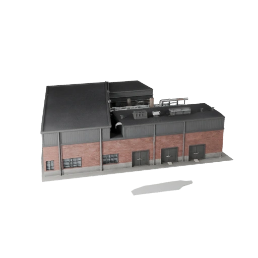 Planta de Tratamiento de Agua Modelo 3D para Unity - Activo de Juego