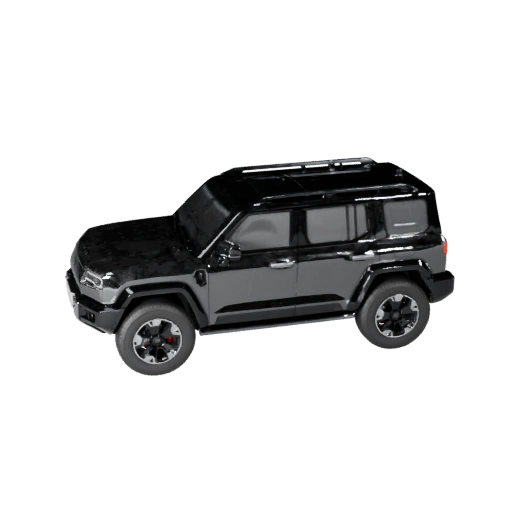 Elektro-SUV 3D-Modell für Unreal Engine - Spielbereit
