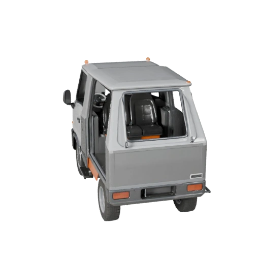 Modelo 3D de grúa para Unity - Activo de Juego Poligonal Bajo