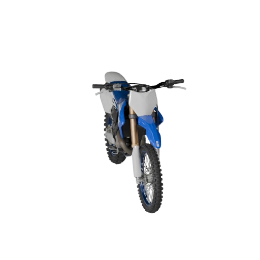 Moto tout-terrain inspirée de Yamaha 3D Modèle pour Blender & Jeux -