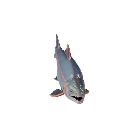 Modelo 3D de Salmão para Blender - Asset PBR com Texturas | Livre de Royalties