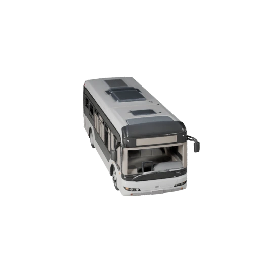 City Bus 3D Model for Unreal Engine - Game Ready Asset