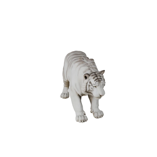 Modello 3D Tigre Bianca High Poly - Asset STL Dettagliato per la Stampa