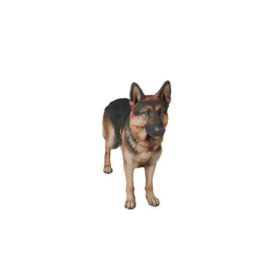 Modello 3D Pastore Tedesco per Blender - Asset PBR con Texture