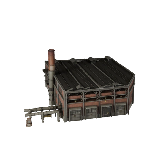 Modèle 3D d'Usine de Fabrication pour Unity - Ressource de Jeu
