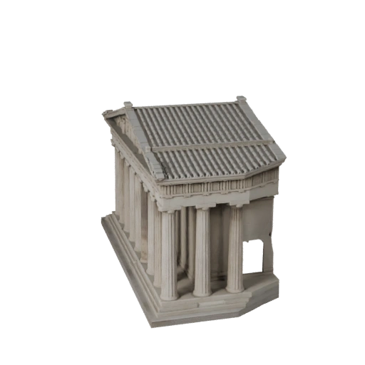 Modello 3D Partenone High Poly per Archviz per Architettura