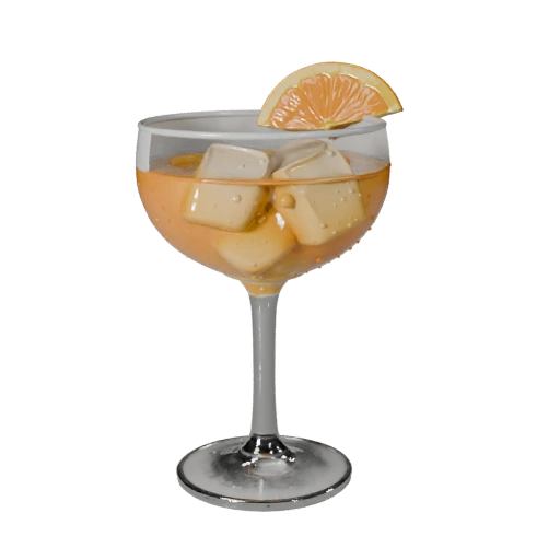 Bicchiere da cocktail Asset 3D per Film Cinematografico e VFX