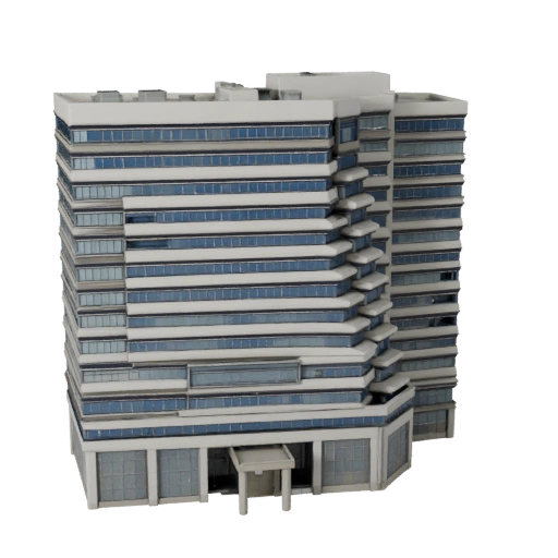 Modèle 3D de siège social d'entreprise pour Unity - Ressource de jeu
