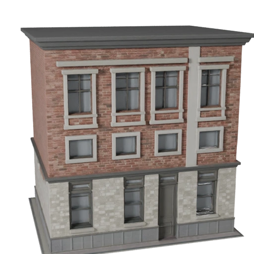 Kit de façade de rue modulaire modèle 3D pour Unreal - Actif temps réel