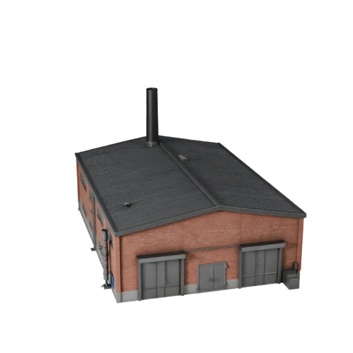 Plante de fabrication imprimable STL Modèle 3D - Asset d'échelle