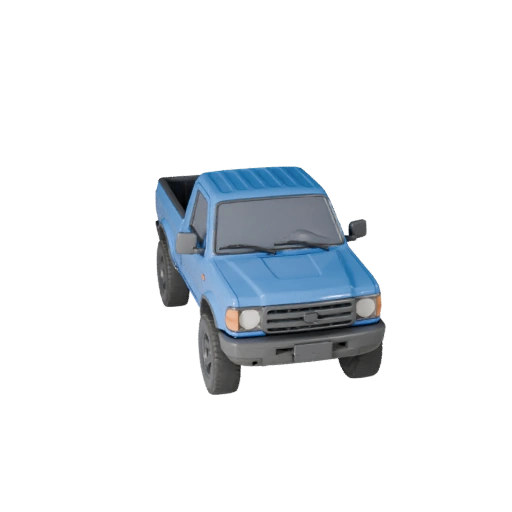 Modello 3D Pickup Truck Pronto per il Gioco per Giochi in Tempo Reale - PBR (Legacy)