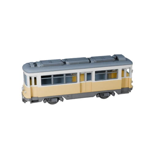 Modello Tram Stampabile STL 3D per Collezionismo e Esposizione