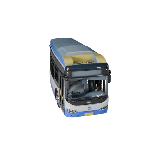 City Bus 3D Model for Blender & Games - PBR Asset