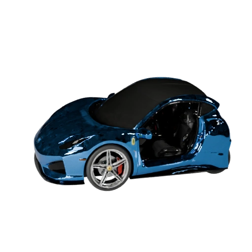 Superdeportivo inspirado en Ferrari 3D Model para Unreal Engine
