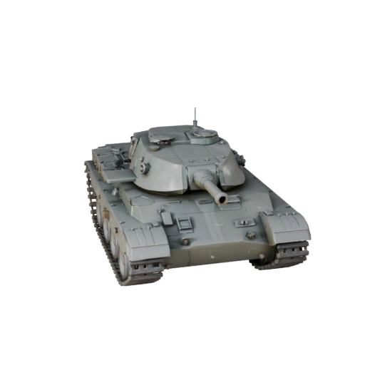 Char de combat Modèle 3D pour Blender & Jeux - PBR réaliste