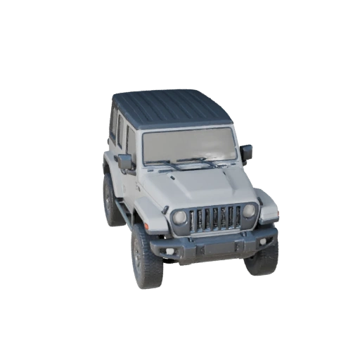 SUV Off Road Inspirado em Jipe 3D para Unidade - Tempo Real