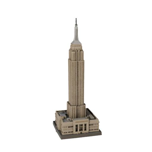 Modèle 3D de l'Empire State Building pour Blender - Asset de rendu