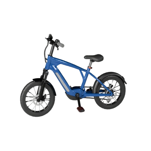 Electric Bike 3D Model for Unity - Low Poly Game Asset