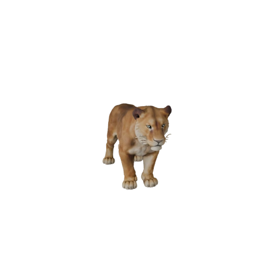 Löwin 3D-Modell für Blender - PBR-Asset mit Texturen | PBR