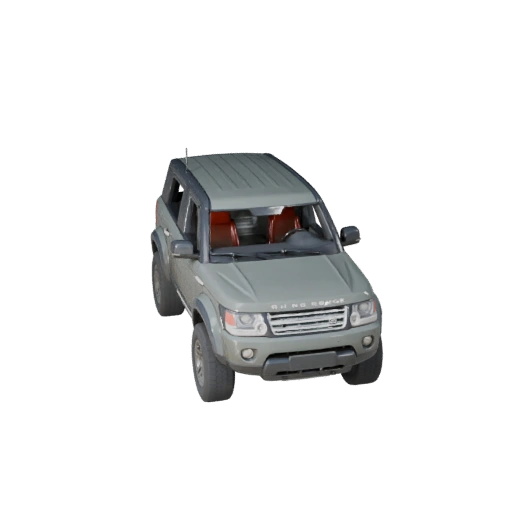 SUV Fuoristrada Ispirato a Land Rover 3D Model per Blender &