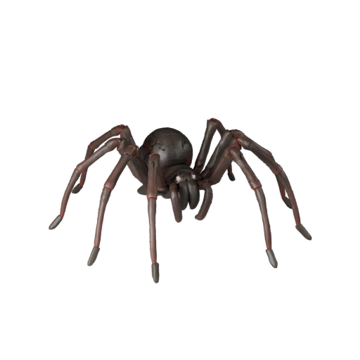 Modello 3D Vedova Nera per Blender - Asset PBR con Texture