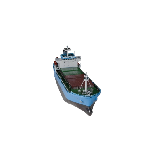 Modèle 3D de cargo ship pour Blender - Actif prêt pour le rendu