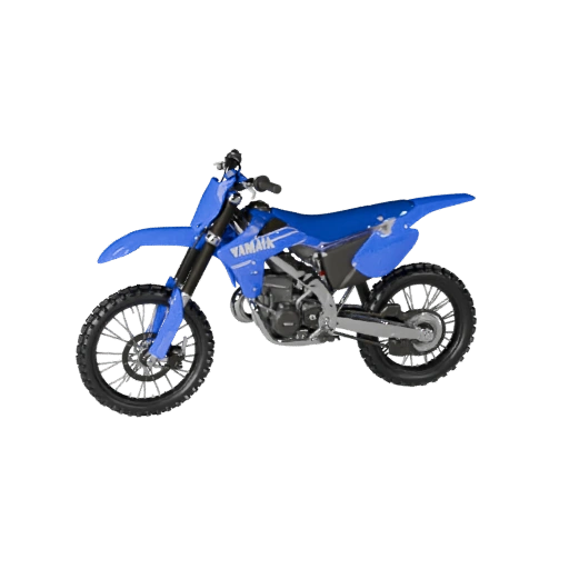 Yamaha Inspired Dirt Bike 3D Model for Unity - Low Poly