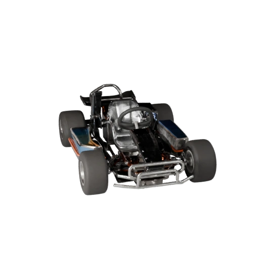 Classic Go Kart 3D Model for Unreal Engine - Game Ready