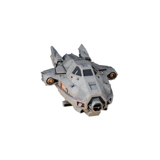 Modèle 3D de Navette Orbitale - Asset PBR Prêt pour le Jeu Low Poly