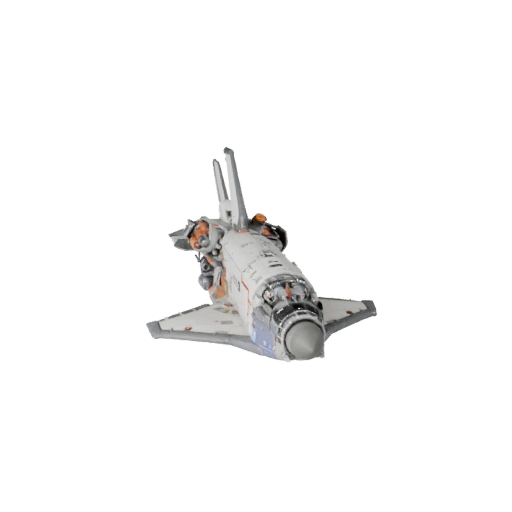 Modèle 3D de Navette Orbitale pour Blender & Jeux - Réaliste