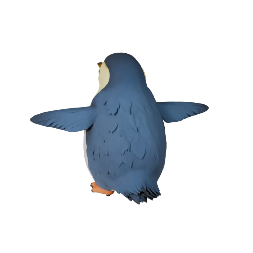 Cartoon Penguin 3D Model - Stylized Asset for Animation | PBR
