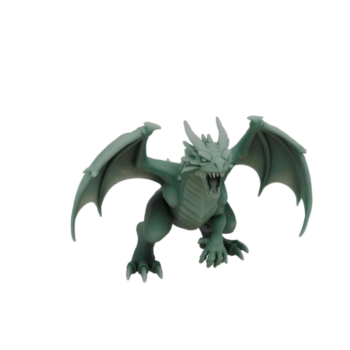 Fantasy Drache Boss Miniatur STL - Heulend