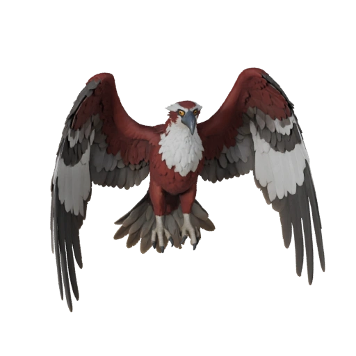 Fischadler 3D-Modell für Unity - Spielfertiges Asset, FBX | Lizenzfrei