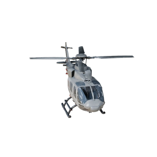 Spielbereiter Rettungshubschrauber 3D-Modell für Echtzeitnutzung
