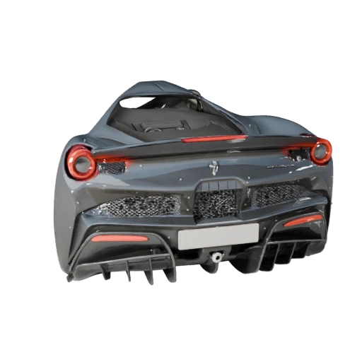 Auto Sportiva Ispirata alla Ferrari High Poly 3D Model per Studio