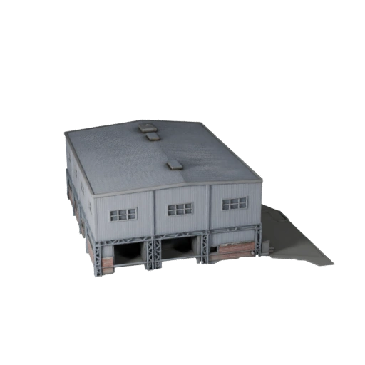 Modelo 3D de Prédio de Centro de Dados para Unity - Ativo de Jogo