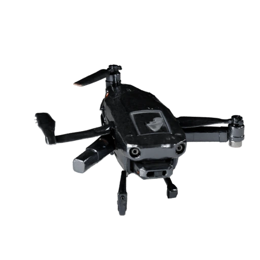 Modèle 3D Drone Quadricoptère Haute Poly pour Rendu Studio