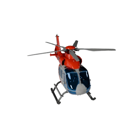 Rettungshubschrauber 3D Modell für Blender - Realistisch PBR