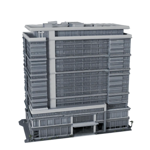 Modello 3D Edificio Sede Banca per Unreal - Asset Realtime