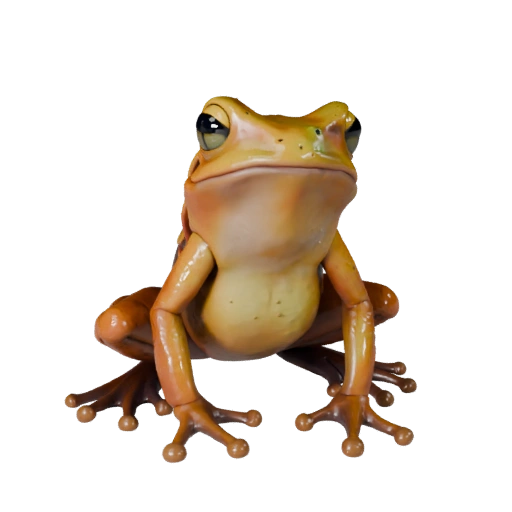 Pfeilgiftfrosch 3D-Modell für Blender - PBR-Asset mit Texturen