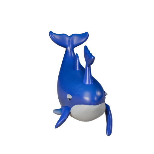 Cartoon Killer Whale 3D Model - Stylized Asset for Animation